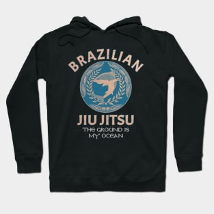 Jiu Jitsu Shark. The ground is my Ocean Hoodie